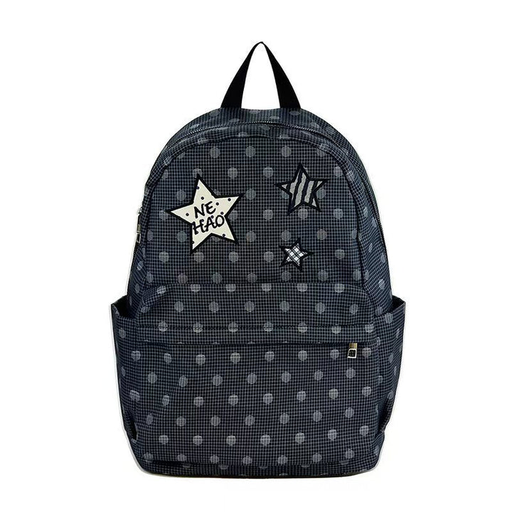Stylish Plaid Patterned Backpack Kalsten