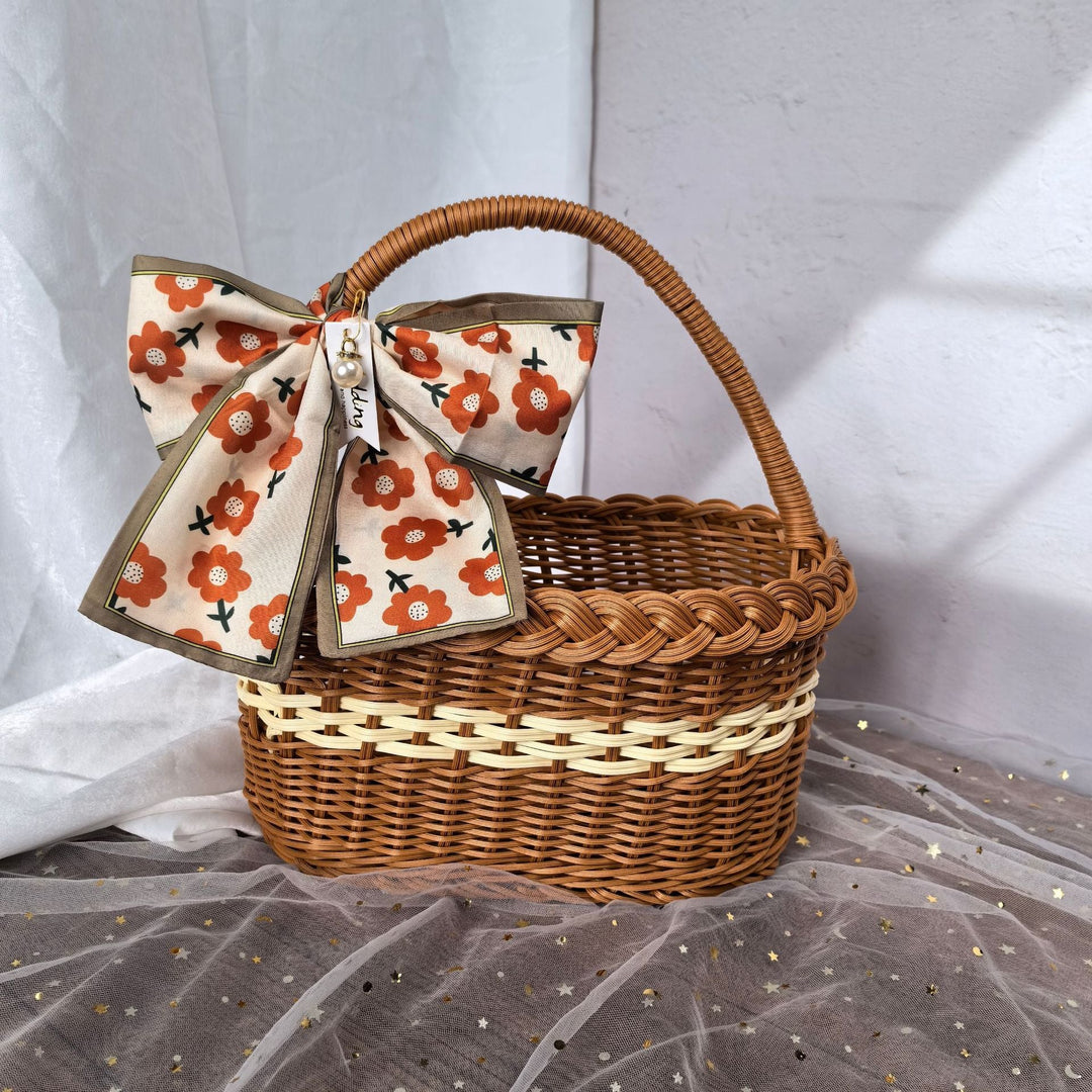 Women elegant handwoven shopping basket Kalsten