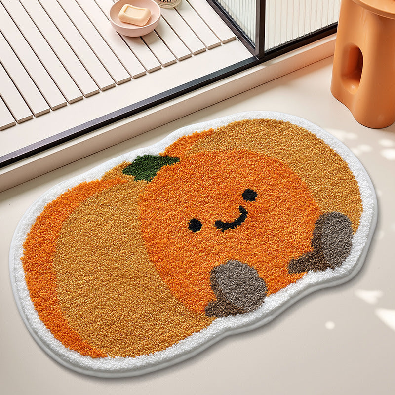 Cute Tomato-Shaped Bath Mat Acalora