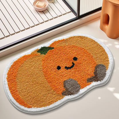 Cute Tomato-Shaped Bath Mat Acalora