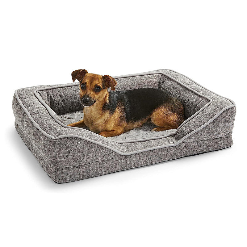 Orthopedic Plush Dog Bed