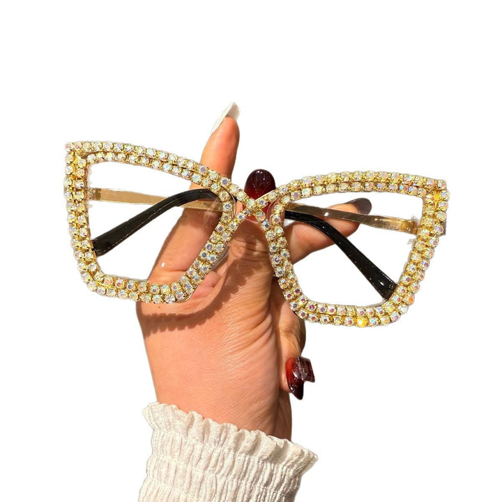 Women's extravagant sunglasses with sparkling crystal frame Kalsten