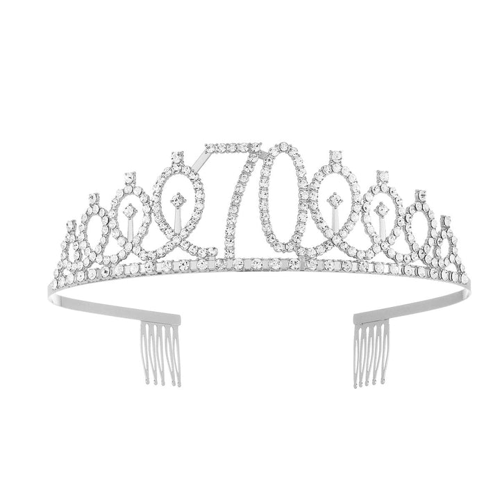 Ladies Glittering Crown with Swarovski Stones Kalsten