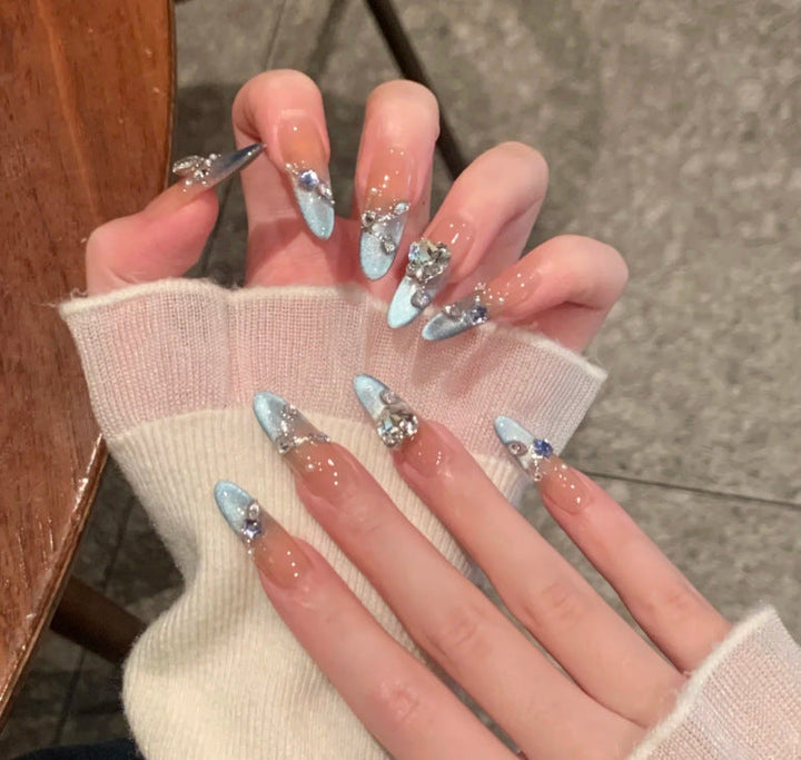 Artificial nails with elegant ombre finish Kalsten