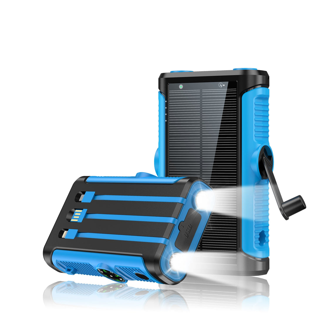 Multifunctional Solar Powerbank with Hand Crank Kalsten