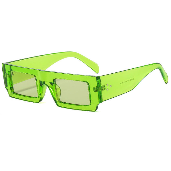 Ladies statement sunglasses with square frame and futuristic design Kalsten