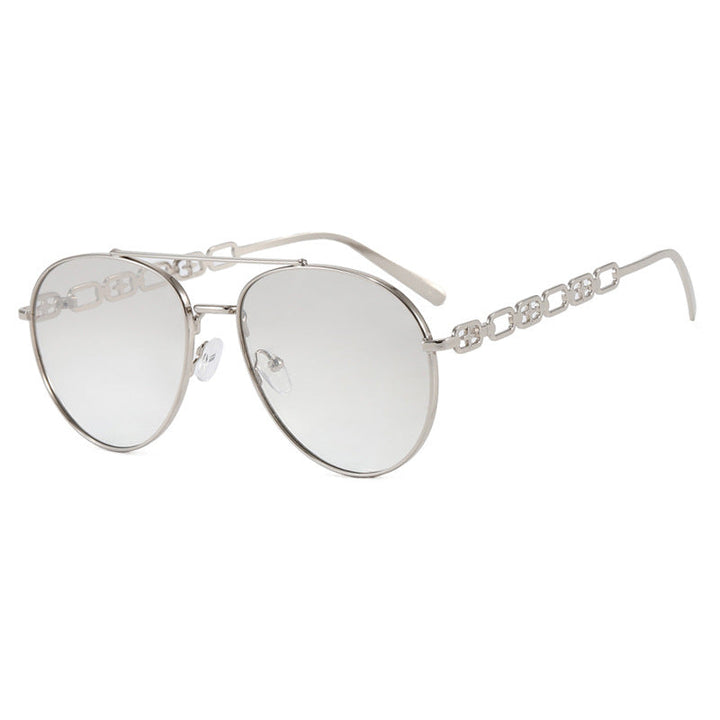 Women's striking sunglasses with luxurious chain detail and polarized lenses Kalsten