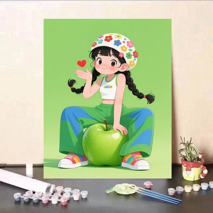 Playful Character Canvas Art Print Kalsten