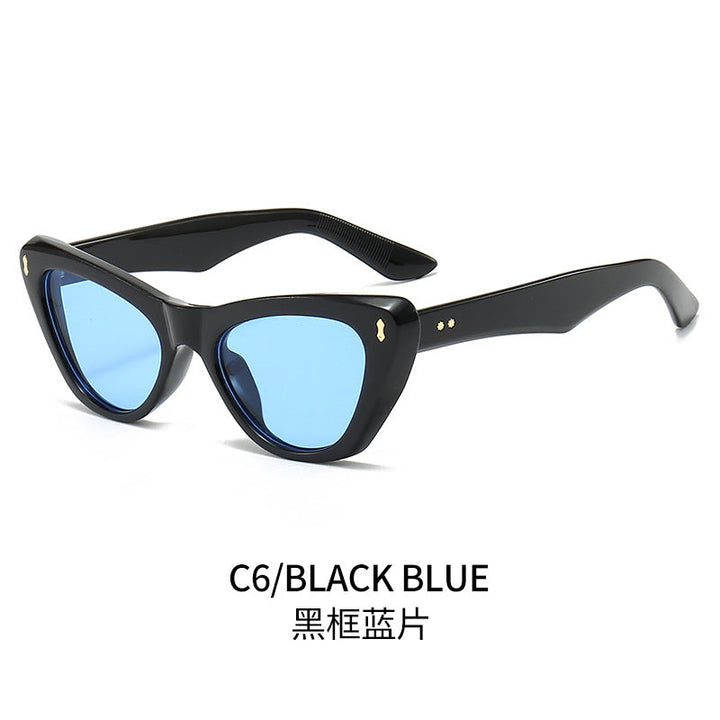 Ladies Cat-Eye Sunglasses with Elegant Accentuated Frame Kalsten