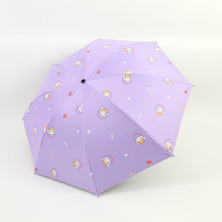 Women's Folding Umbrella with Fun Animal Design Kalsten