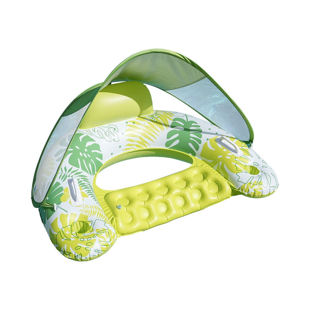 Women's Inflatable Comfort Pool Lounger with View Window Kalsten