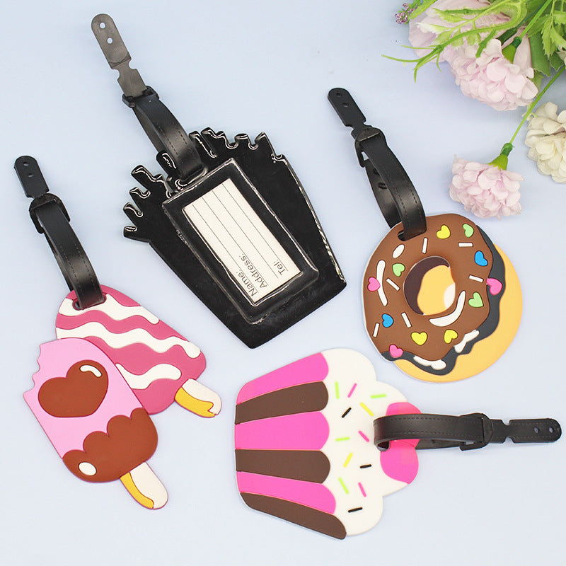 Unisex Fun Food-Themed Luggage Tag Kalsten