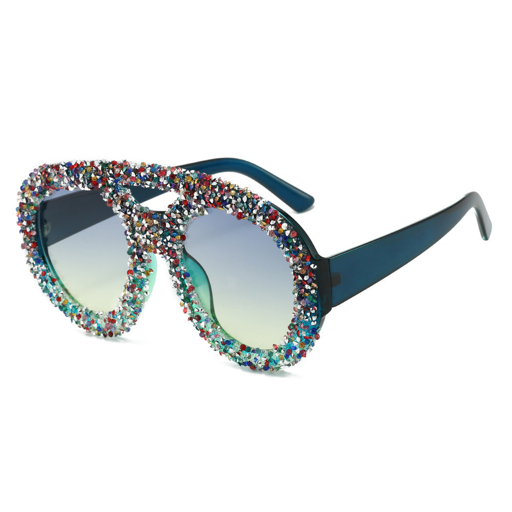 Women's fashionable sunglasses with glamorous rhinestone frame Kalsten