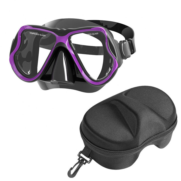 Diving mask with wide field of vision and comfortable wearing comfort Kalsten