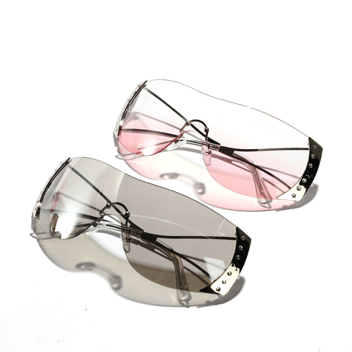 Women futuristic sunglasses with stylish frame and high-grade UV protection Kalsten