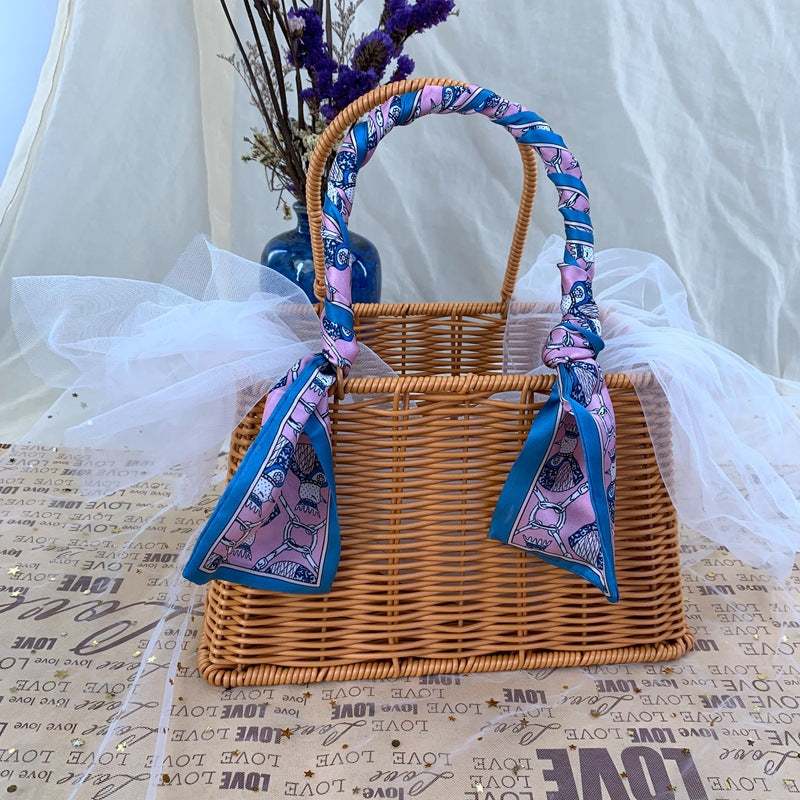 Women Diamond-shaped Handheld Basket Kalsten