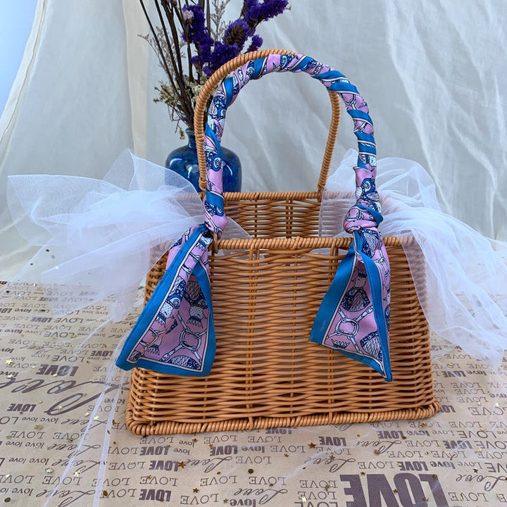 Women Diamond-shaped Handheld Basket Kalsten