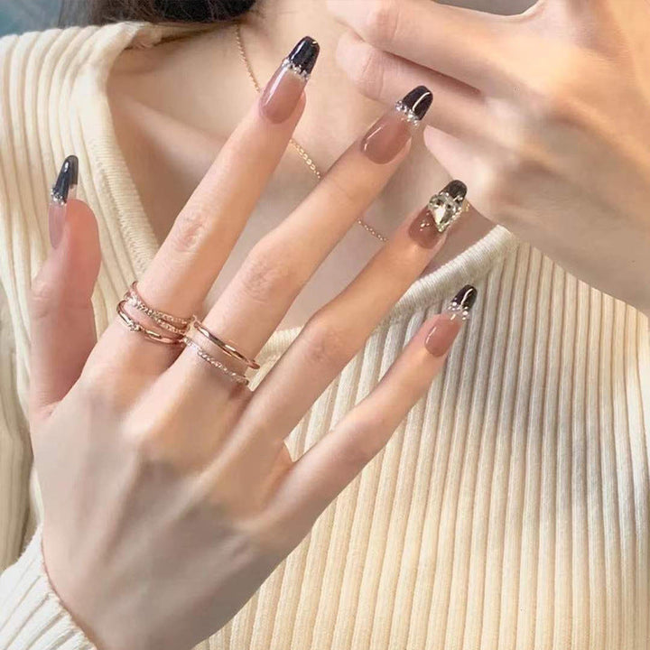 Artificial nails with heart design Kalsten