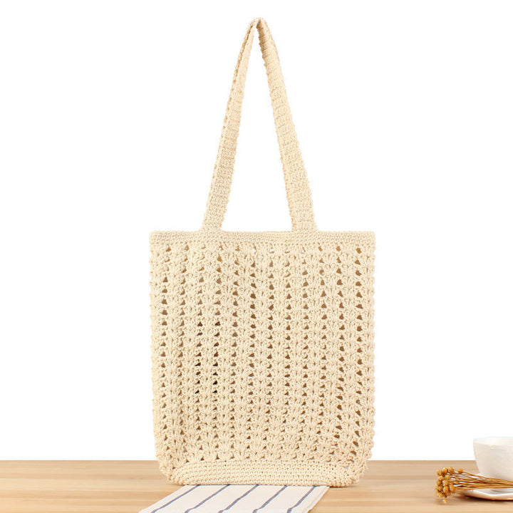 Braided Shopper Bag with Practical Inner Pouch Kalsten