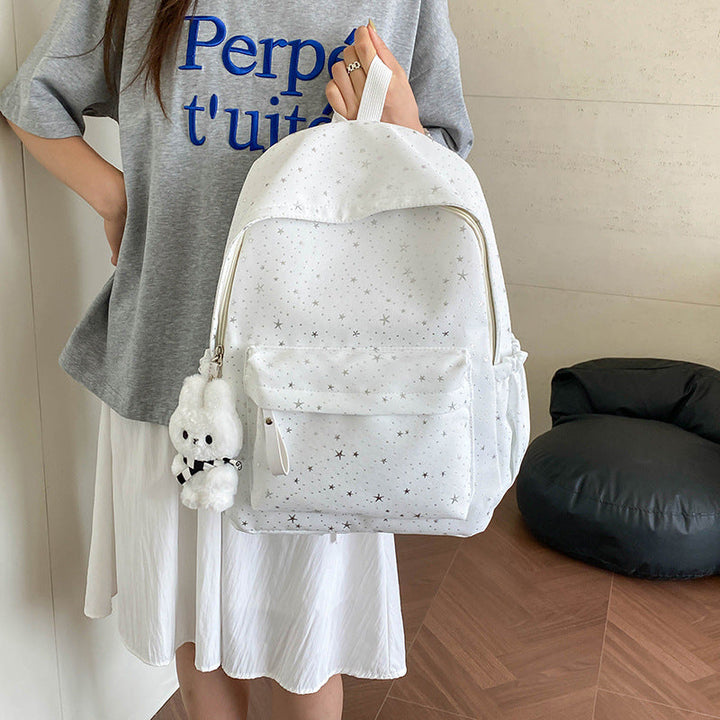 Girls' Star Patterned School Backpack Kalsten
