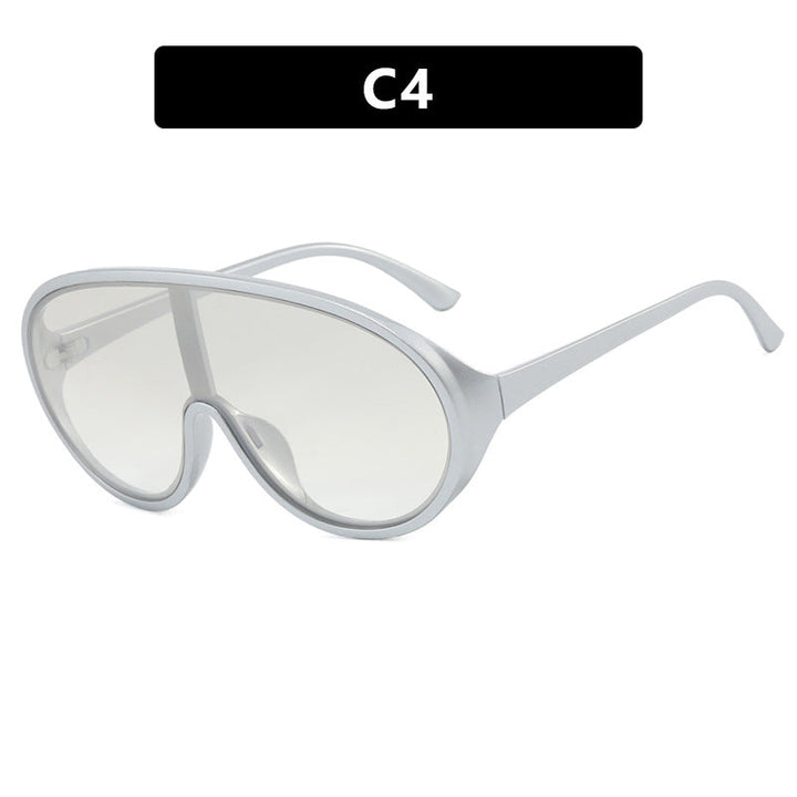 Women's futuristic sunglasses with large lenses and ergonomic frame Kalsten