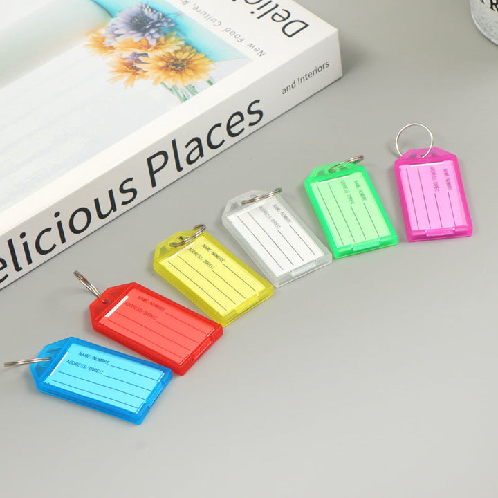 Unisex Label Keychain in Practical Set Kalsten
