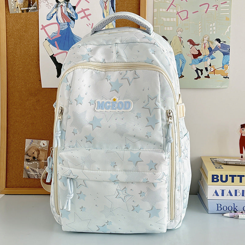 Star-Printed Multifunctional Backpack Kalsten