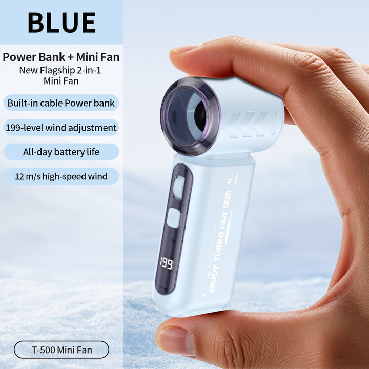 Women Portable Mini Fan with Power Bank Function Kalsten