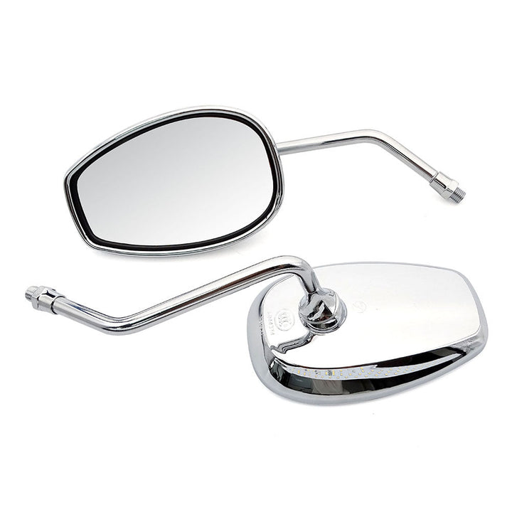 Motorcycle rearview mirror with adjustable arm and high-reflective surface Kalsten