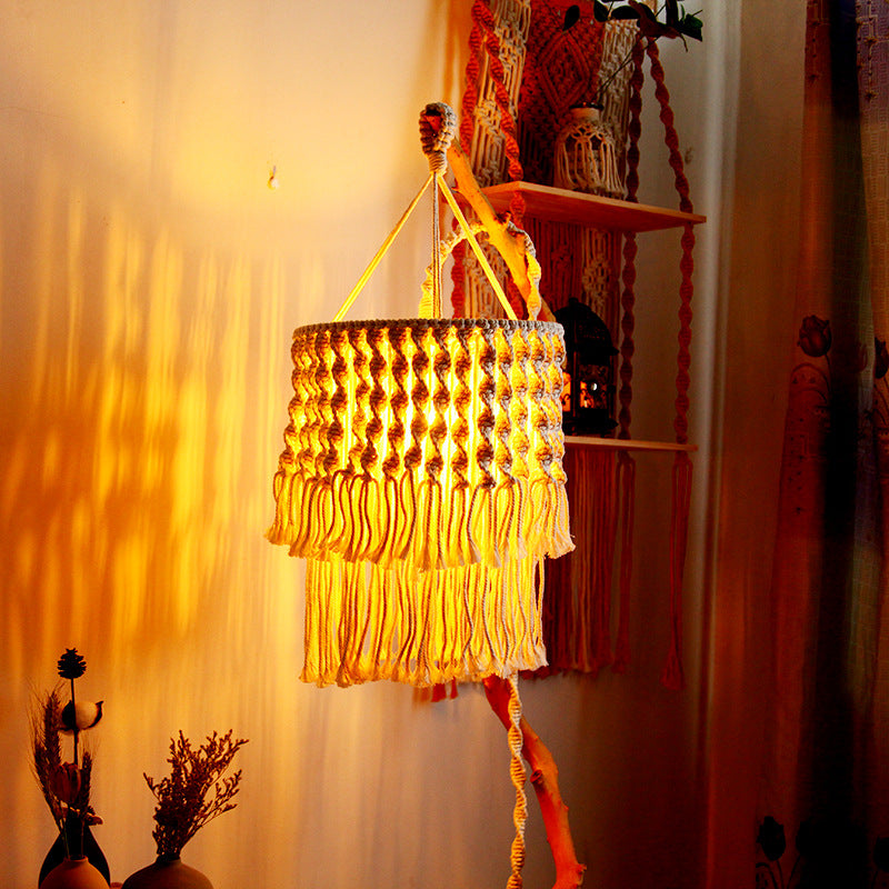Macrame Hanging Plant Basket Acalora