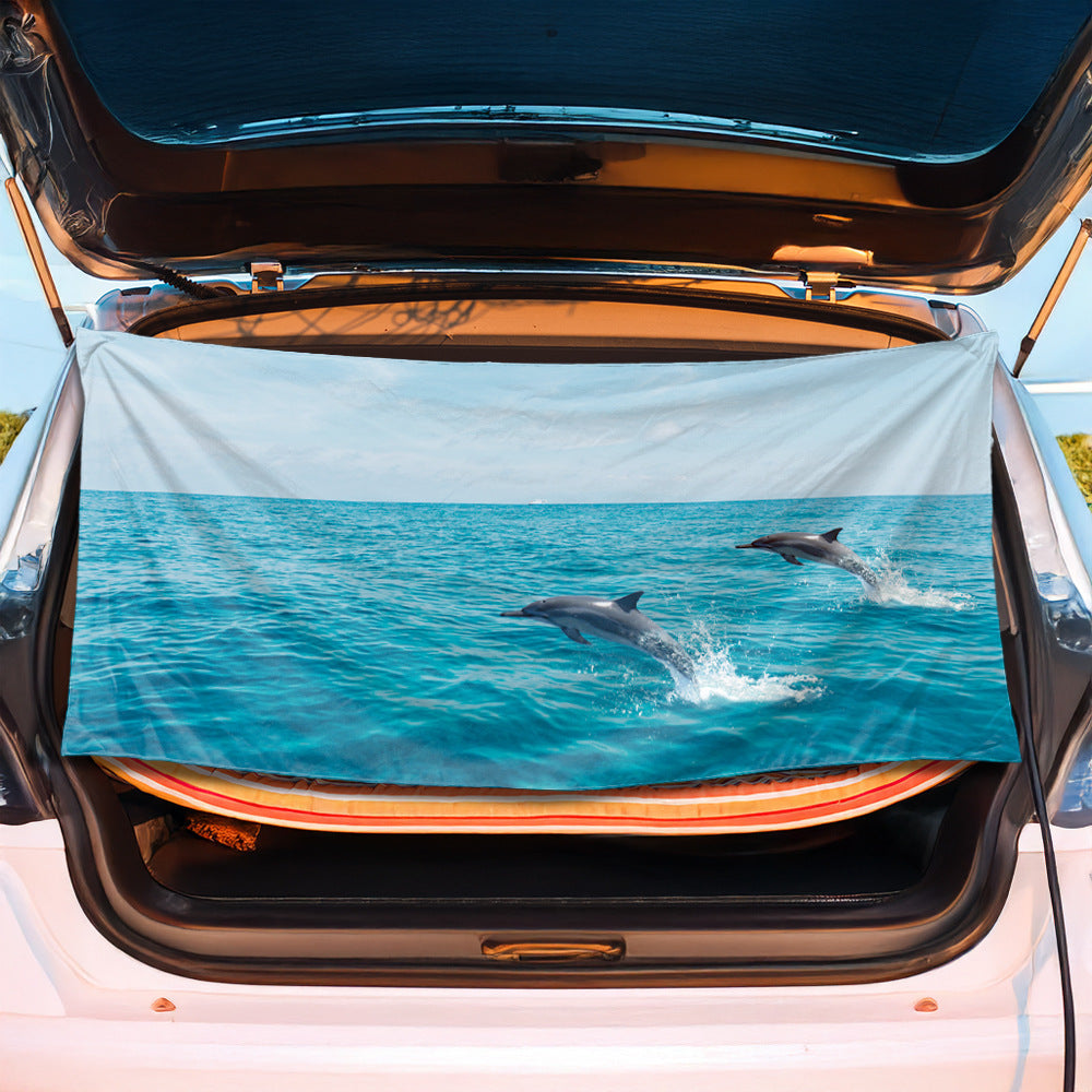 Luggage protection cover with maritime shell design Kalsten