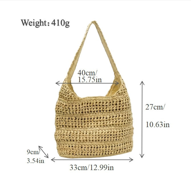 Handmade Macrame Hobo Bag Kalsten
