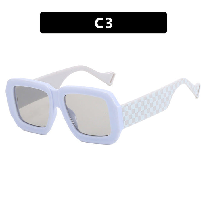 Women's fashionable sunglasses with square design and chic pattern Kalsten