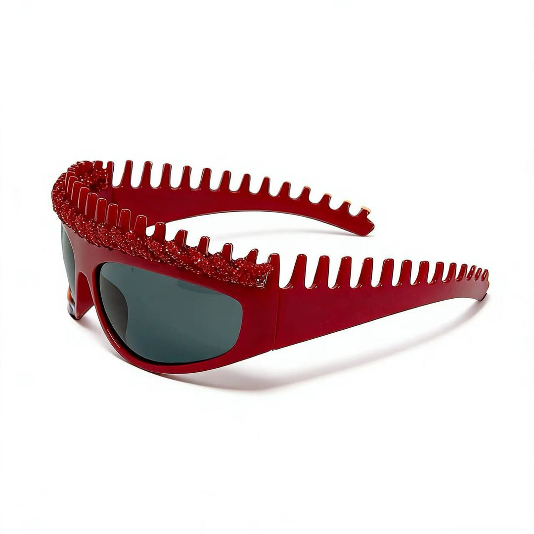 Ladies sporty sunglasses with intricate design and sparkling accents Kalsten