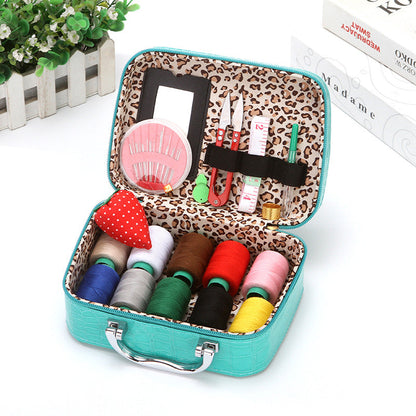 BowLift | CraftVault Portable Sewing Kit in Faux Leather Case