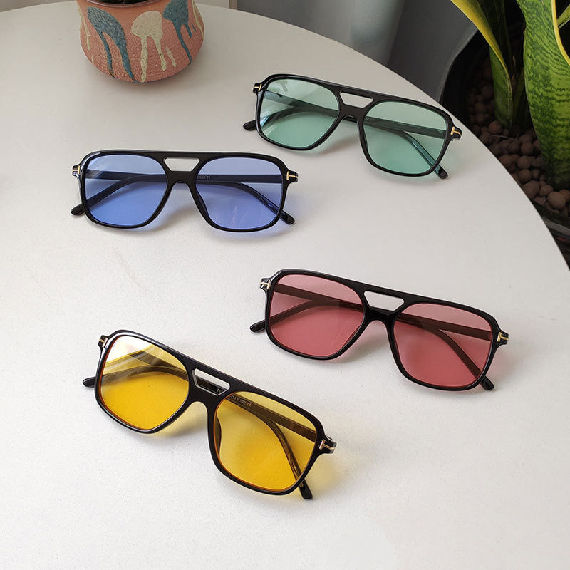 Ladies elegant geometric sunglasses with stylish frame Kalsten