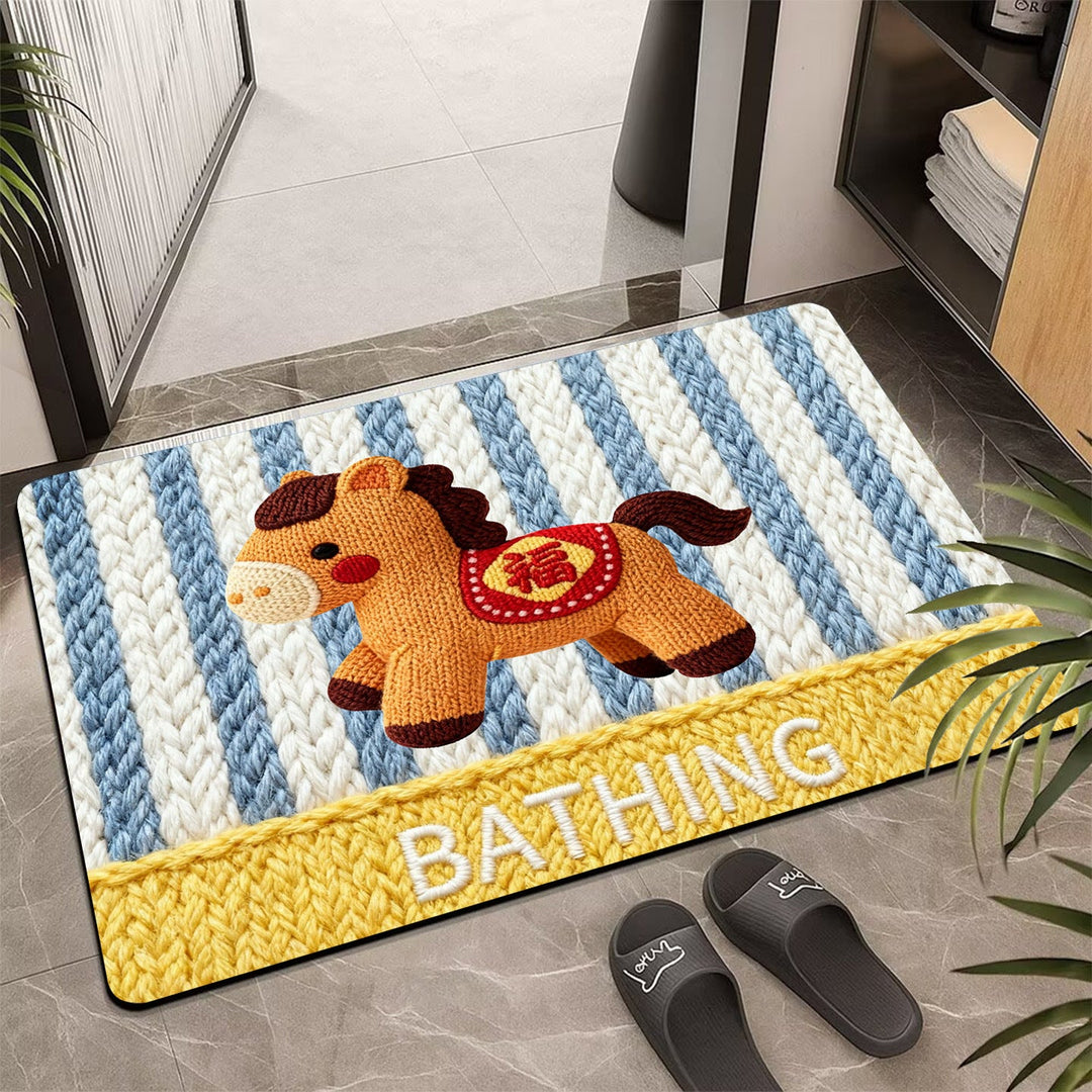 Cute Bear Shaped Welcome Mat
