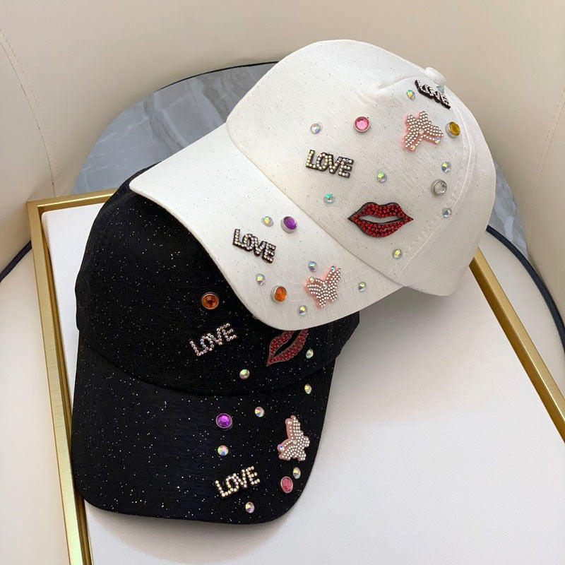 Women's Embellished Graphic Baseball Cap Kalsten