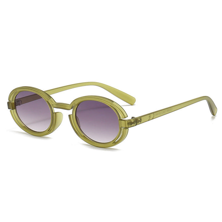 Ladies Round Sunglasses in Modern Retro Style Kalsten