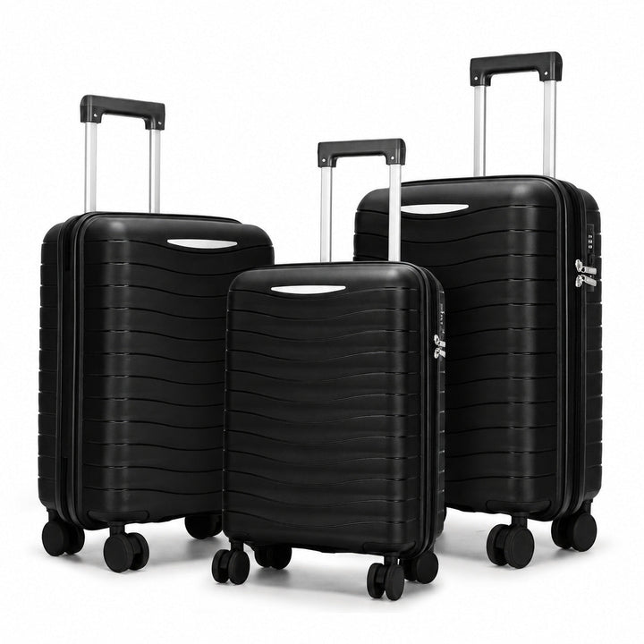 Hard Shell Suitcase Set with Innovative Pocket Organization Kalsten