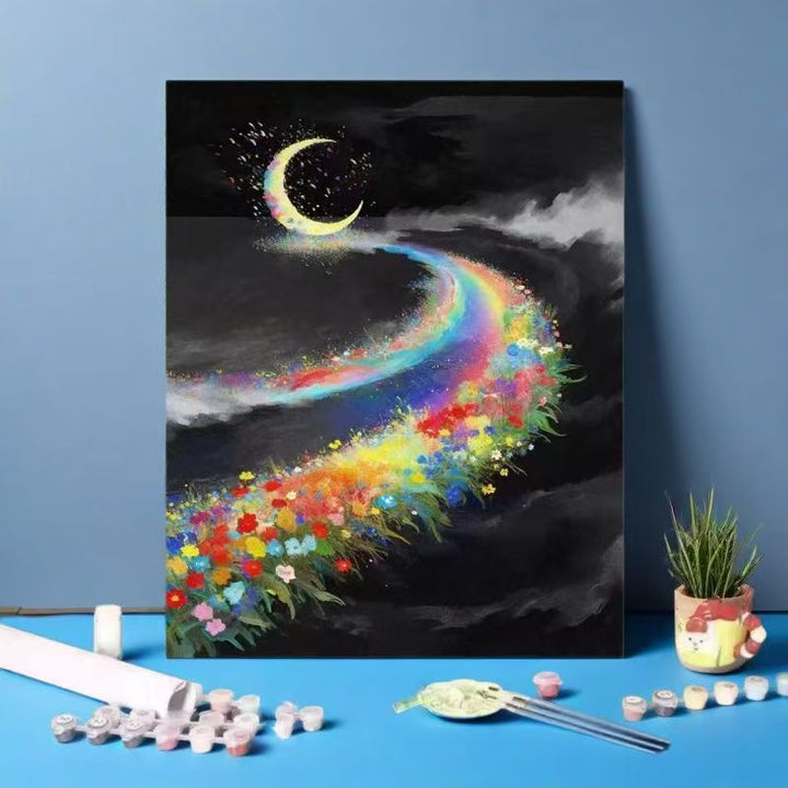 Rainbow Ocean Landscape Art Print Kalsten