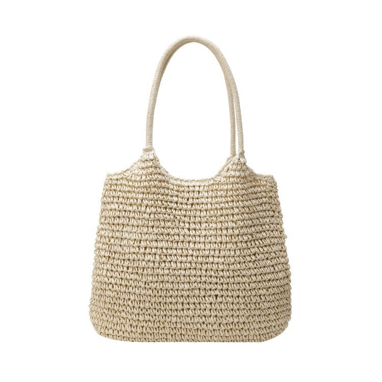 Handbag Made of Handwoven Natural Material with Generous Interior Kalsten