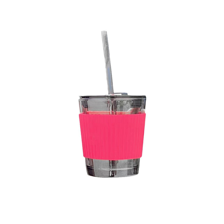 Women's versatile drinking cup with non-slip silicone cover and straw Kalsten