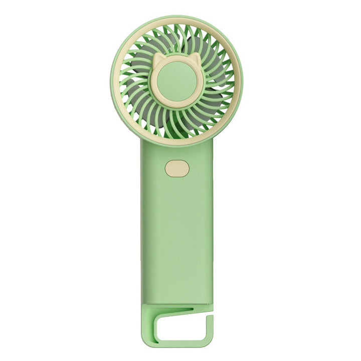 Ladies Portable Hand Fan with Cute Cat Design Kalsten