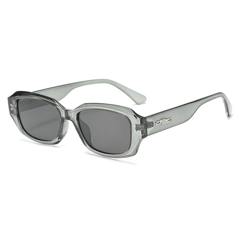 Women fashionable square sunglasses with innovative transparent frame Kalsten