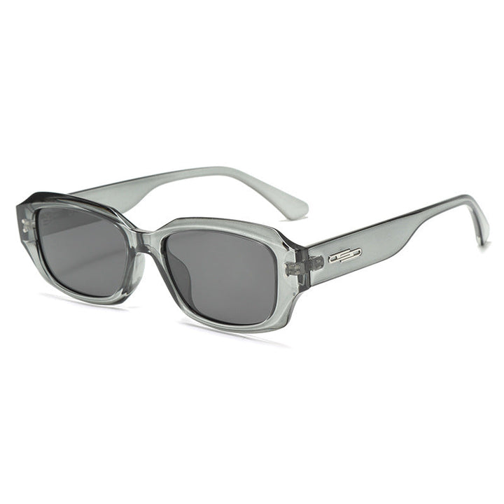 Women fashionable square sunglasses with innovative transparent frame Kalsten