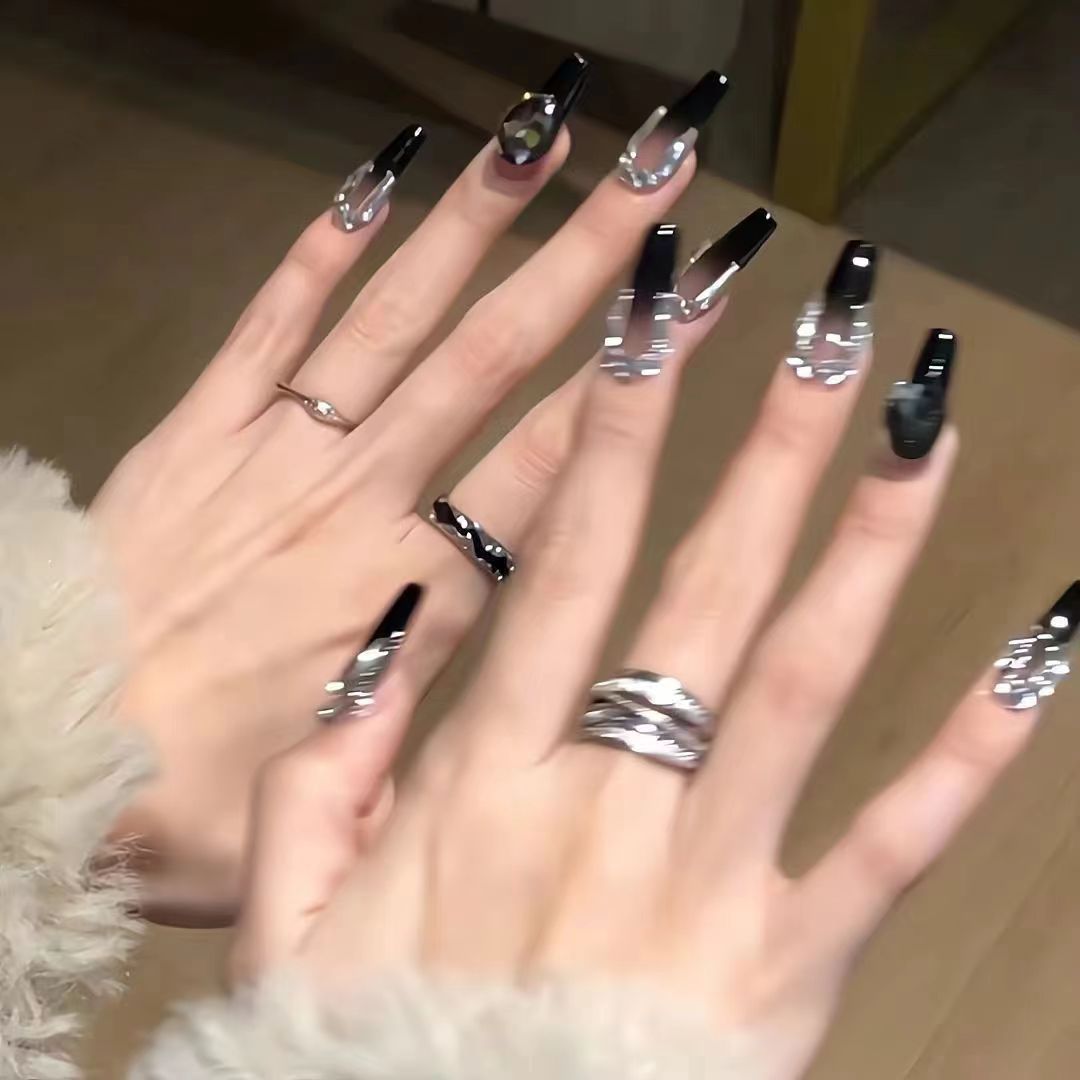 Stylish Long Stiletto Nail Art Extensions Kalsten