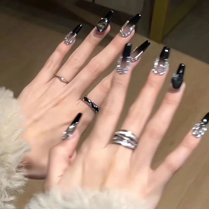Stylish Long Stiletto Nail Art Extensions Kalsten