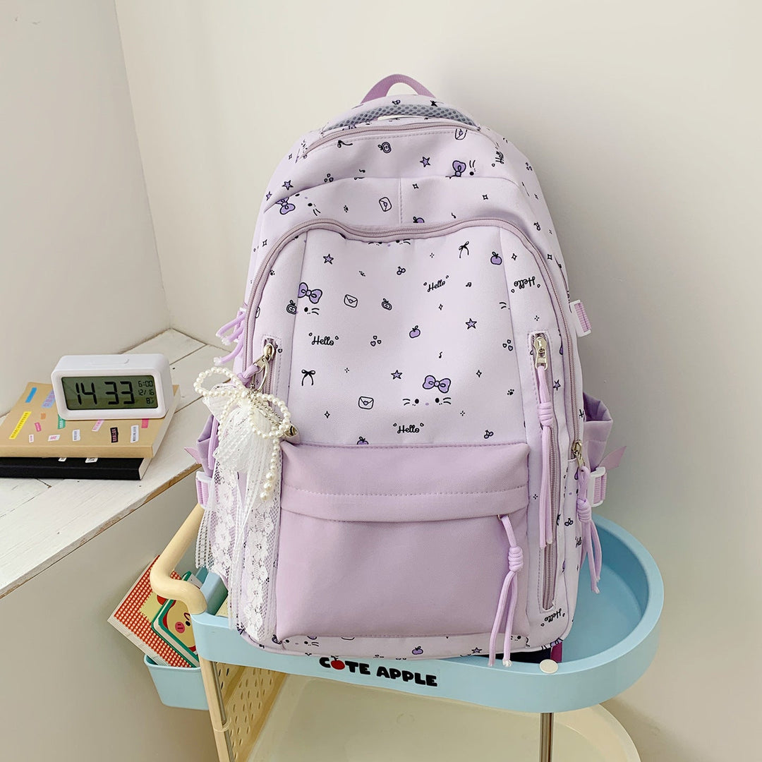 Leisure backpack with charming design and practical compartments Kalsten