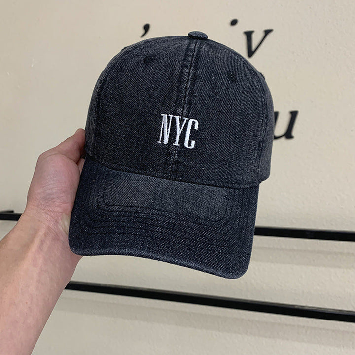 Women's Vintage-Inspired Denim Baseball Cap Kalsten